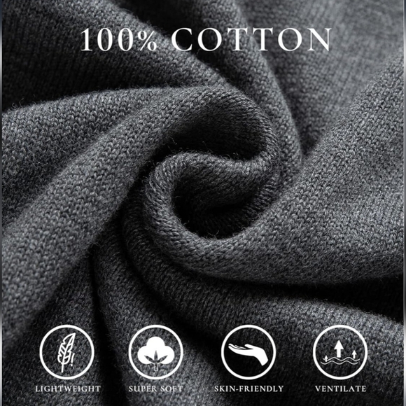 Havana Breeze Gray V-Neck Men's Sweater Men's Size XL NEW - Picture 6 of 10